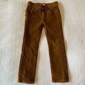 J Crew Crewcuts boys slim flex corduroy pants
